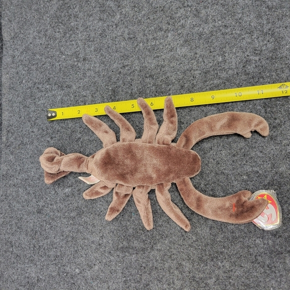 🌴3/$15🌴 Beanie Baby Stinger Brown/gray Plush  Toy Kid's Toy Scorpion - Picture 8 of 9